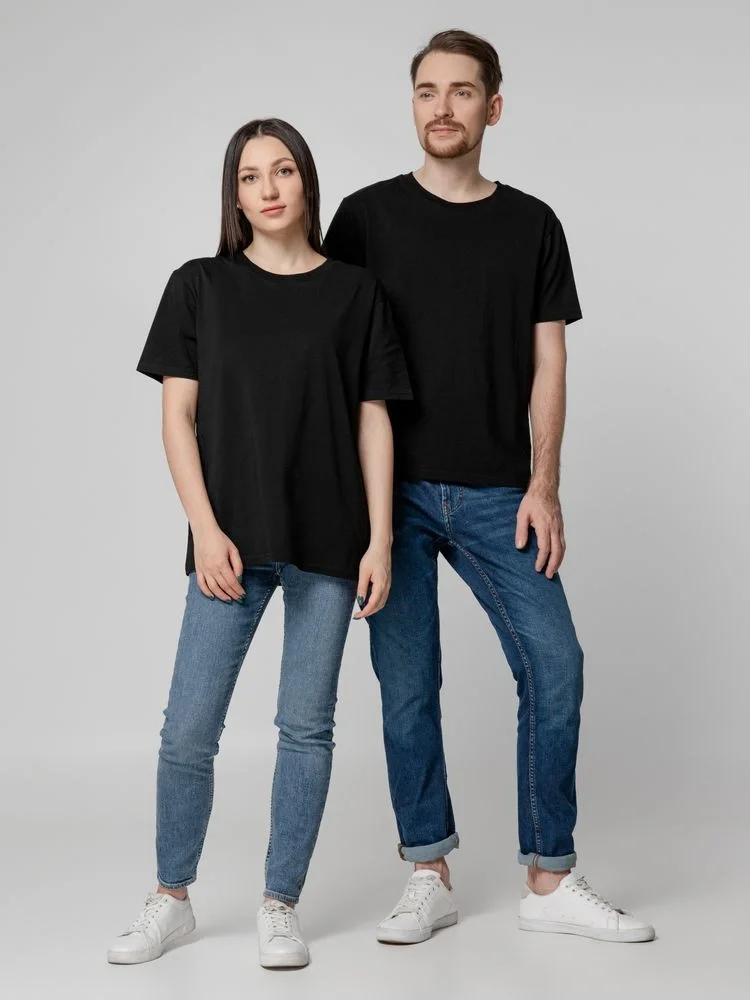 Футболка унисекс Tervu, черная - фото 10