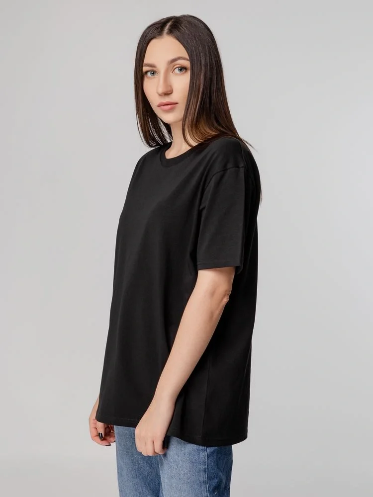 Футболка унисекс Tervu, черная - фото 5