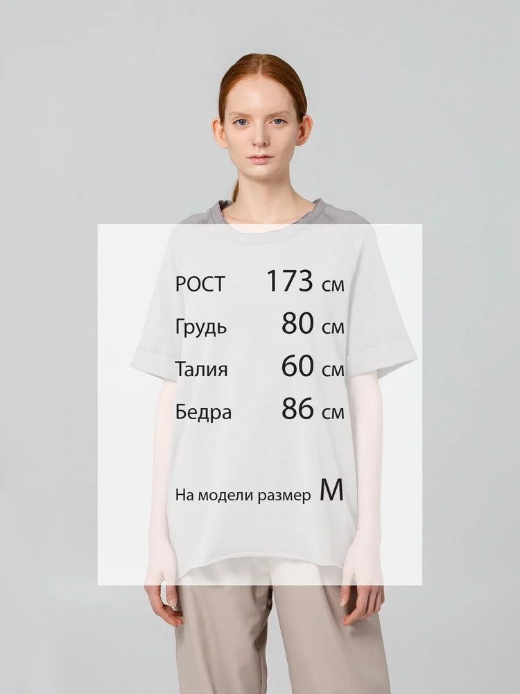 Футболка унисекс Vozduh 1.0, серая - фото 10