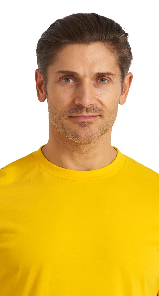 Футболка желтая - фото 4