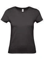 Футболка женская E150, черная - фото 1