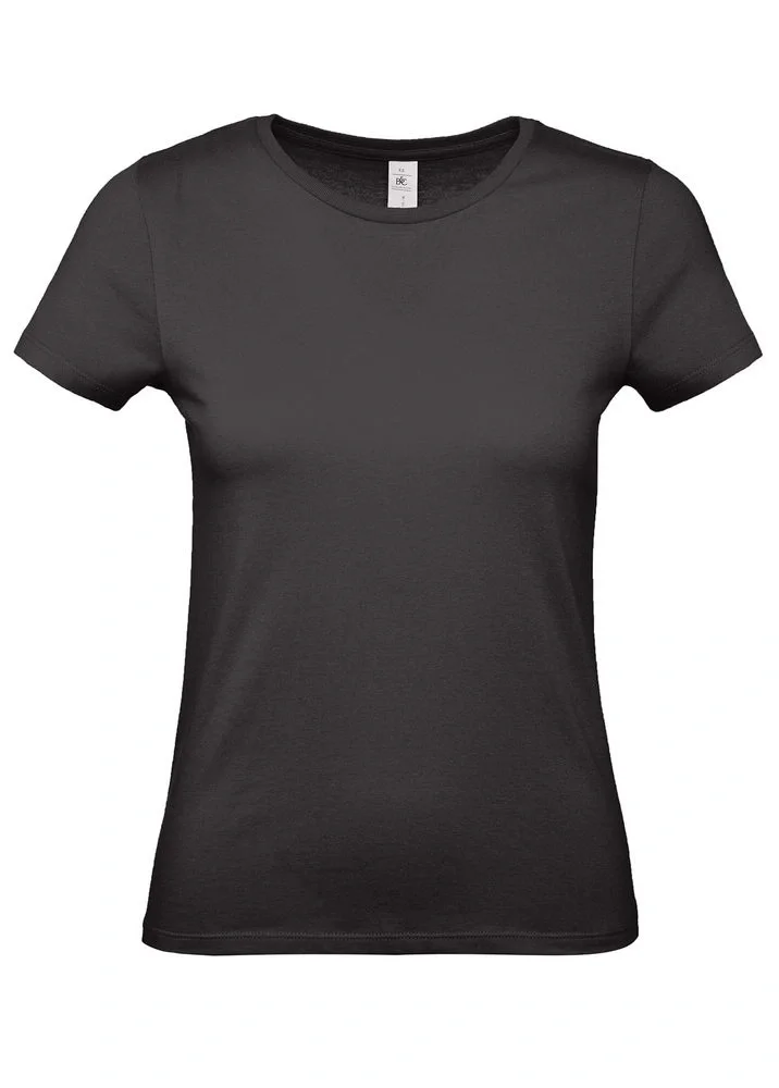 Футболка женская E150, черная - фото 2