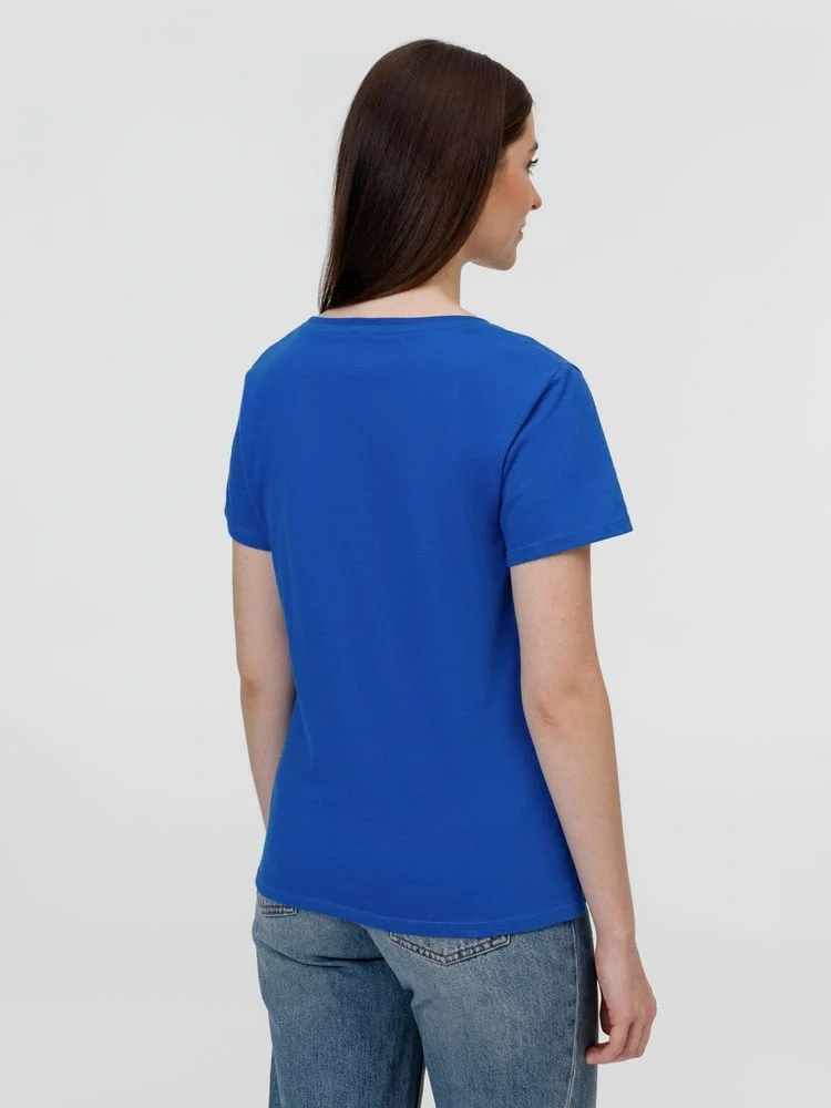 Футболка женская E150, ярко-синяя - фото 5
