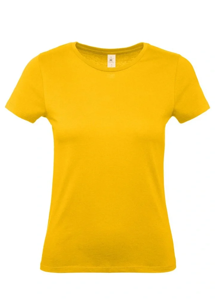 Футболка женская E150, желтая - фото 2