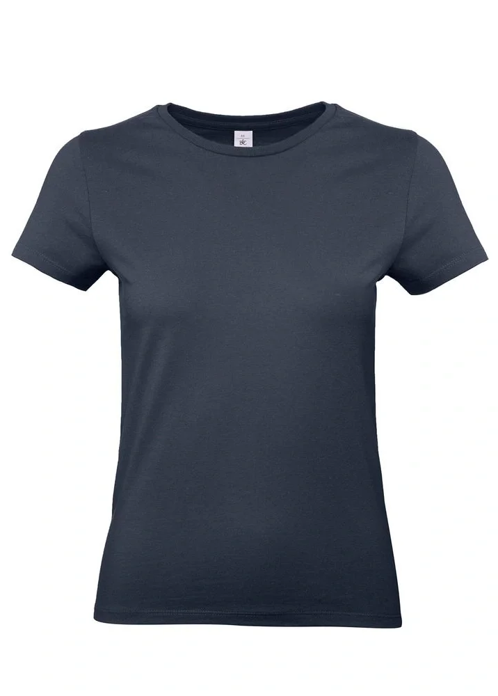 Футболка женская E190 темно-синяя - фото 2