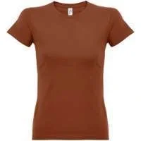 Футболка женская Imperial Women 190, коричневая (терракотовая) - фото 1