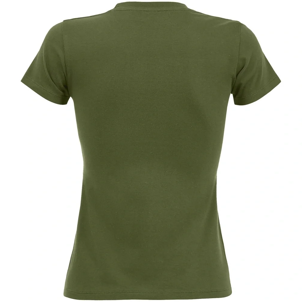 Футболка женская Imperial Women 190, зеленый хаки - фото 6