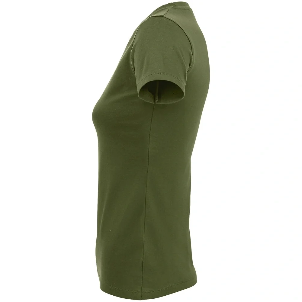 Футболка женская Imperial Women 190, зеленый хаки - фото 7