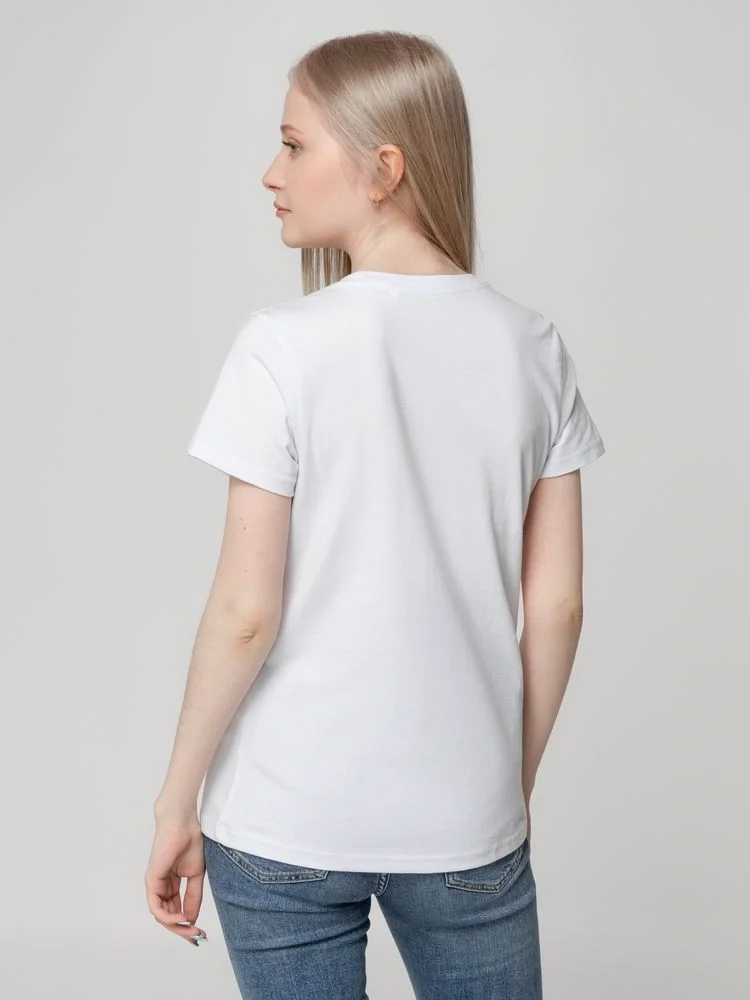 Футболка женская T-bolka Lady, белая - фото 13