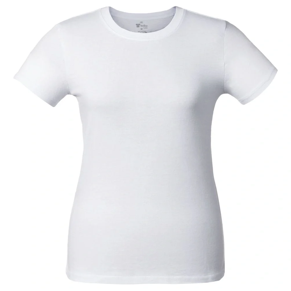 Футболка женская T-bolka Lady, белая - фото 2