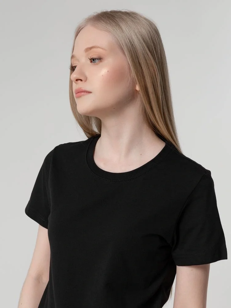 Футболка женская T-bolka Lady, черная - фото 12