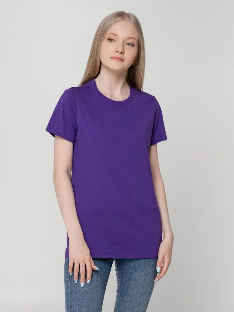 Футболка женская T-bolka Lady, фиолетовая - фото 11