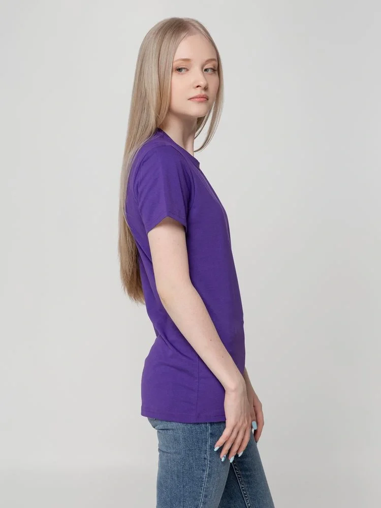 Футболка женская T-bolka Lady, фиолетовая - фото 12