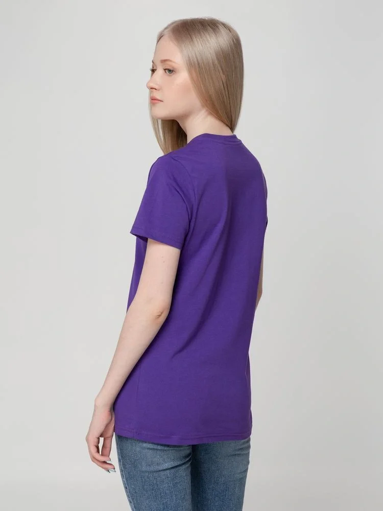 Футболка женская T-bolka Lady, фиолетовая - фото 13