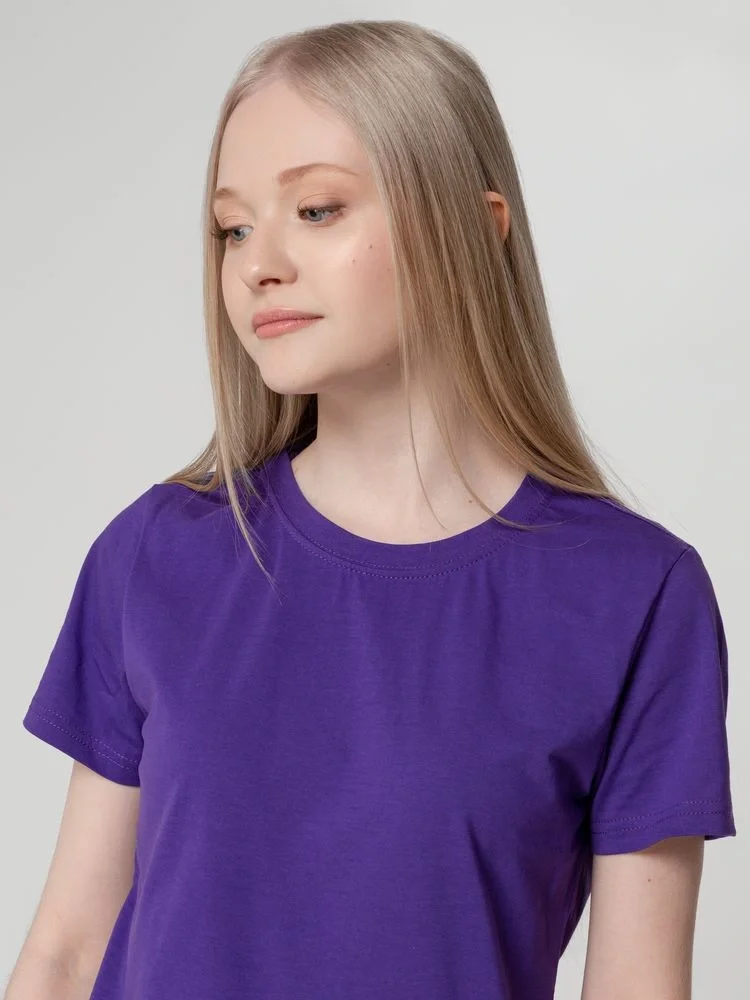 Футболка женская T-bolka Lady, фиолетовая - фото 14
