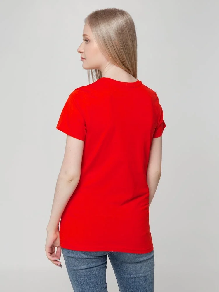 Футболка женская T-bolka Lady, красная - фото 14