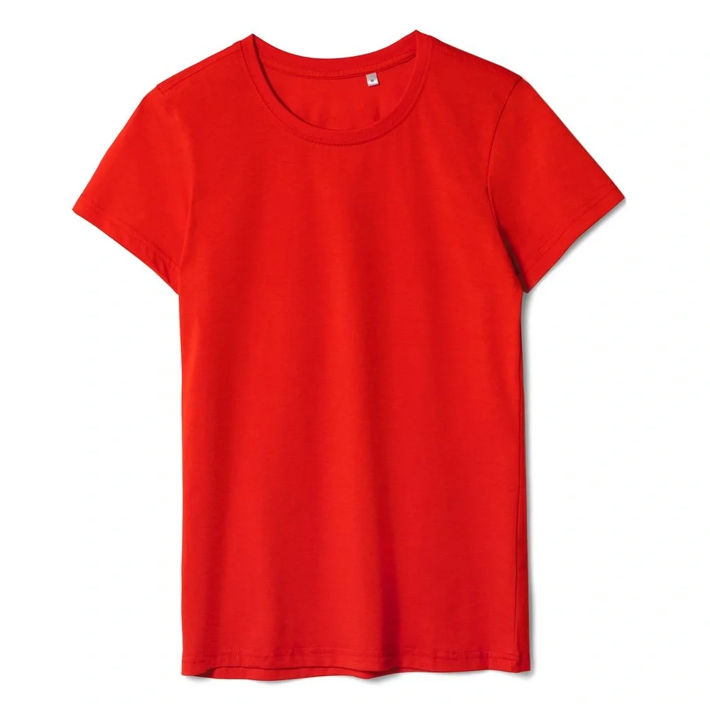 Футболка женская T-bolka Lady, красная - фото 17