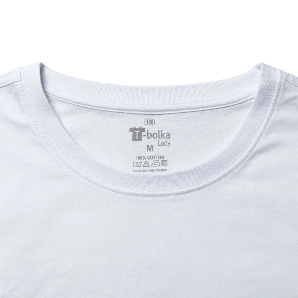 Футболка женская T-bolka Lady, темно-синяя - фото 4
