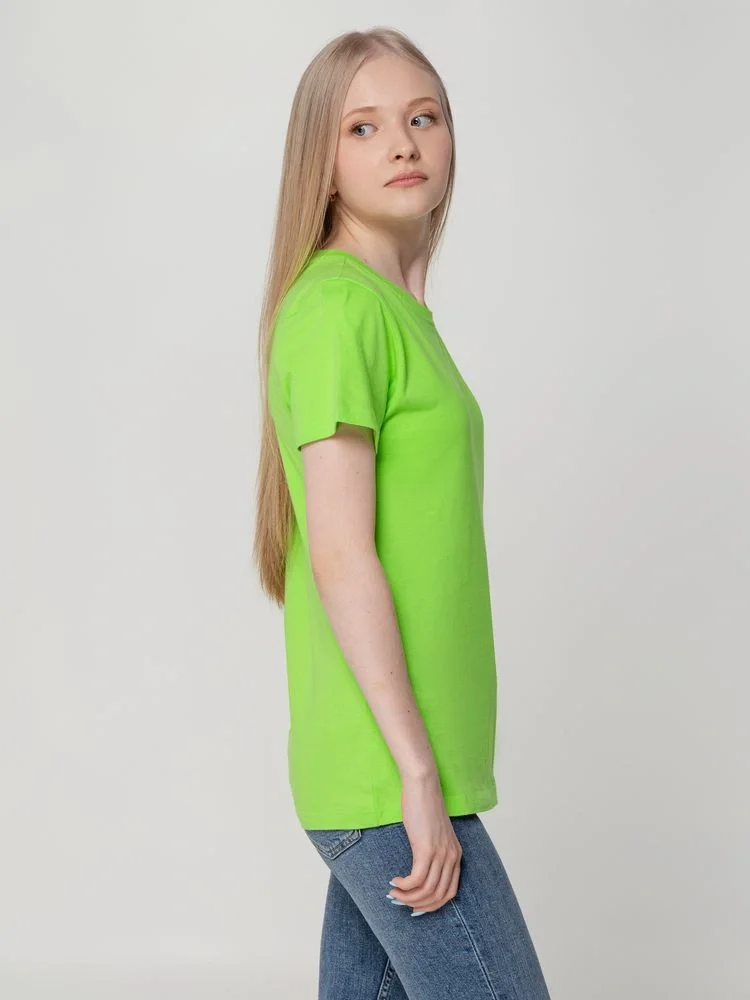 Футболка женская T-bolka Lady, зеленое яблоко - фото 12
