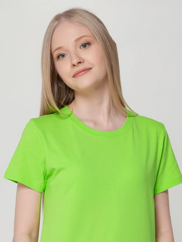 Футболка женская T-bolka Lady, зеленое яблоко - фото 14
