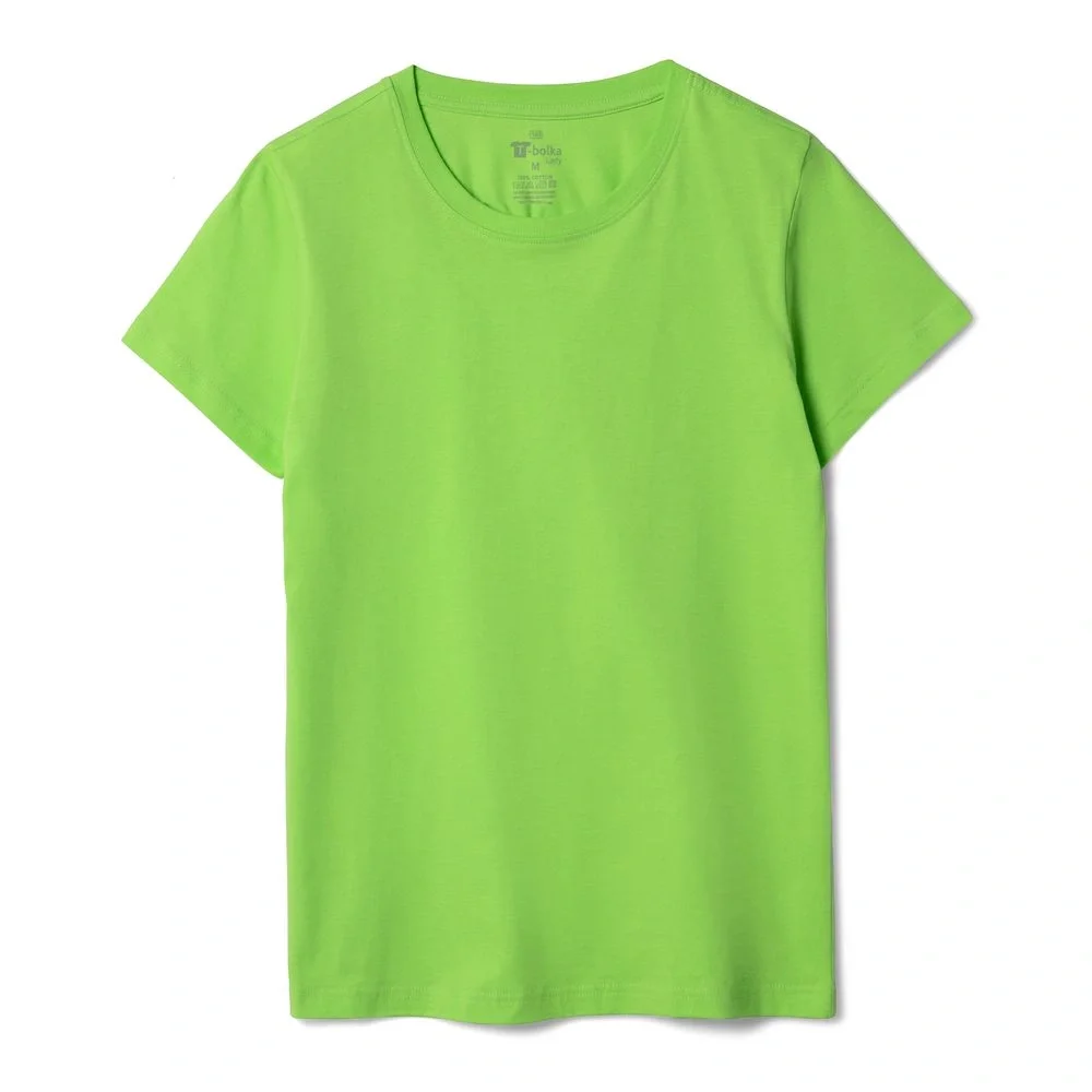 Футболка женская T-bolka Lady, зеленое яблоко - фото 9