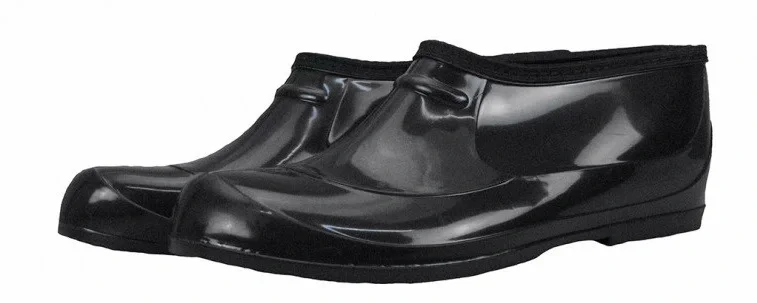 Галоши ПВХ (STEP) женские, утепленные (НТП), черные - фото 1