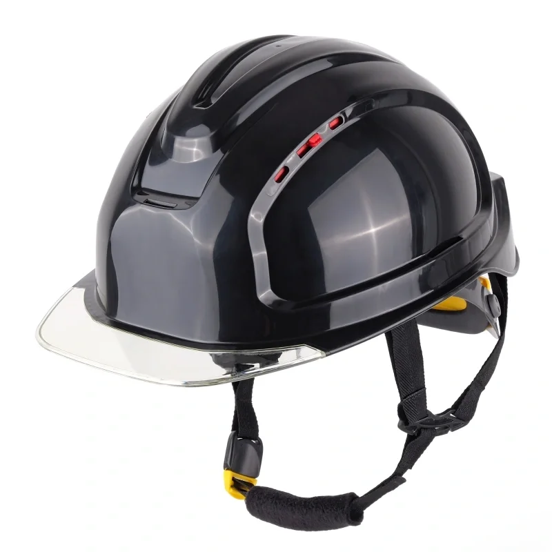 Каска защитная СОМЗ-80 АБСОЛЮТ ПРЕСТИЖ RAPID (783720) ЧЕРНАЯ (серый прозр. козырек) - фото 5