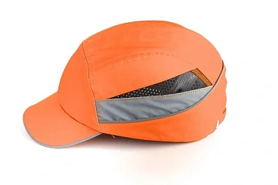 Каскетка защитная РОСОМЗ RZ BioT CAP (92214) оранжевая (козырек 55 мм) - фото 3