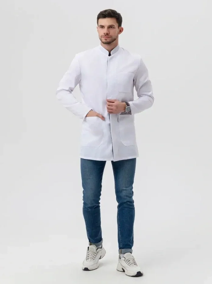 Халат мужской "Доктор" белый - фото 15