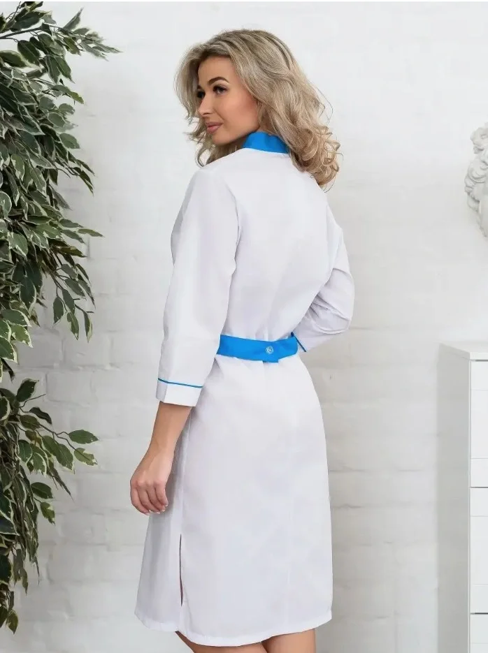 Халат женский "Ника" белый - фото 10