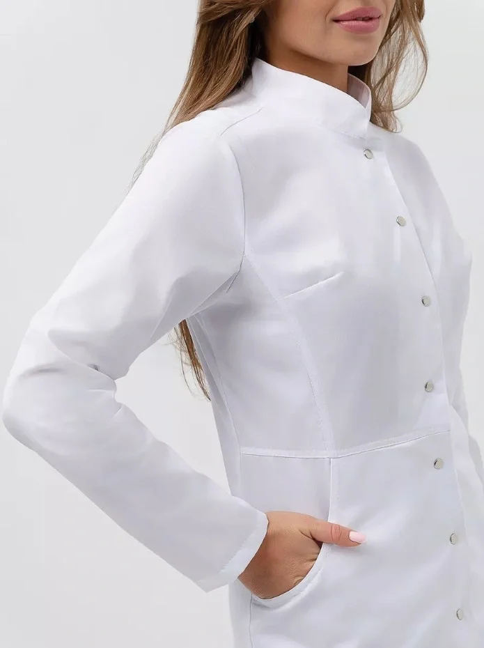 Халат женский "Стиль" белый - фото 11