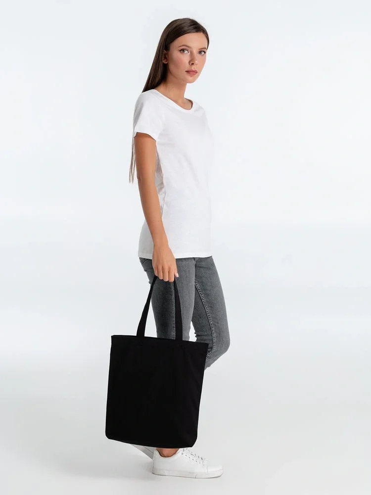 Холщовая сумка Avoska, черная - фото 7