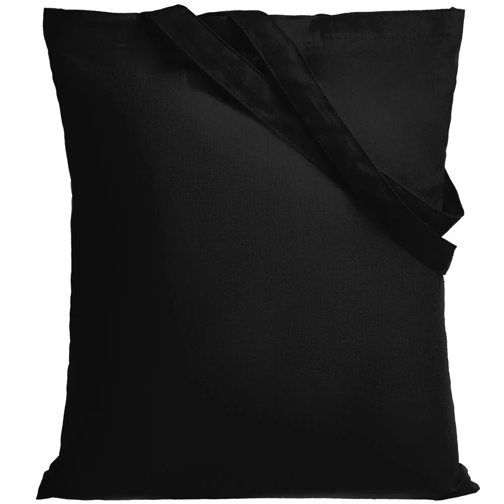 Холщовая сумка Neat 140, черная - фото 3