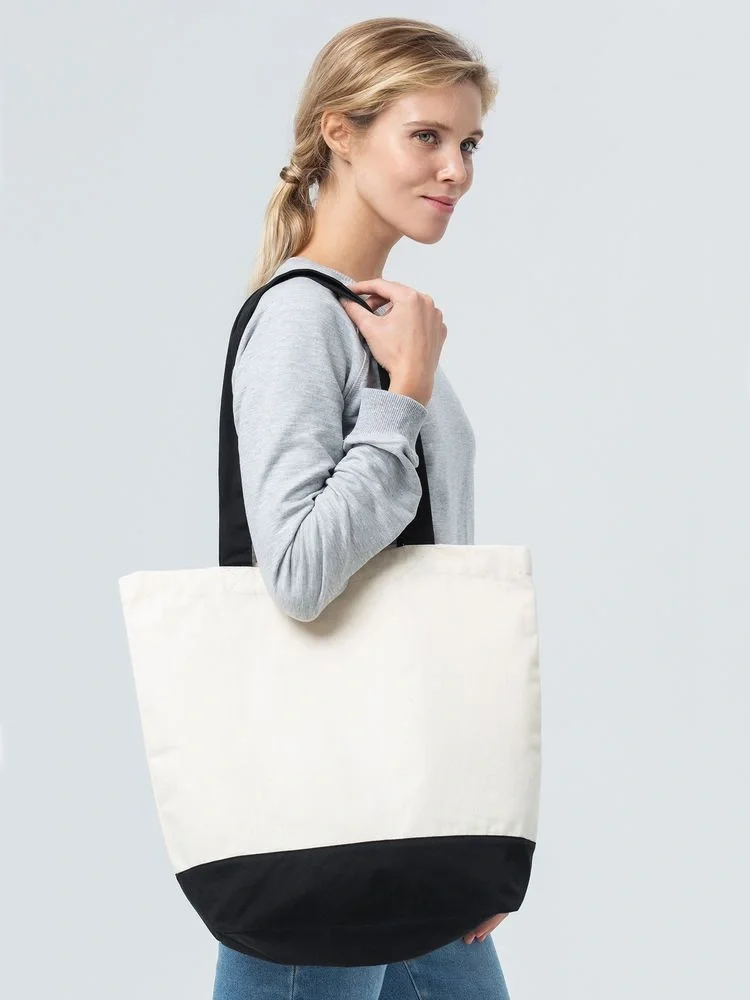 Холщовая сумка Shopaholic, черная - фото 6