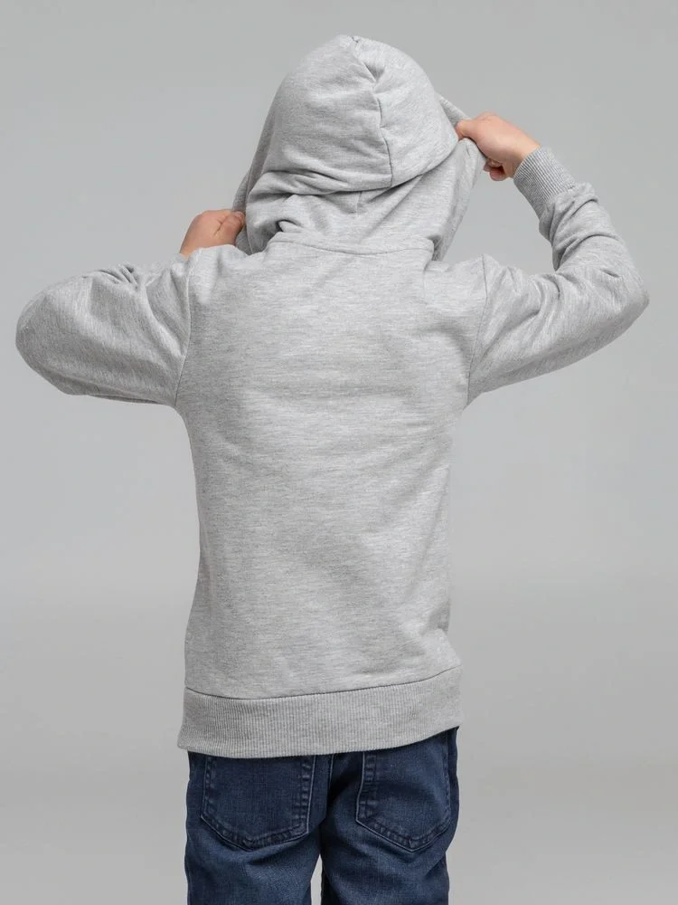 Худи детское Kirenga Kids 2.0, серый меланж - фото 11