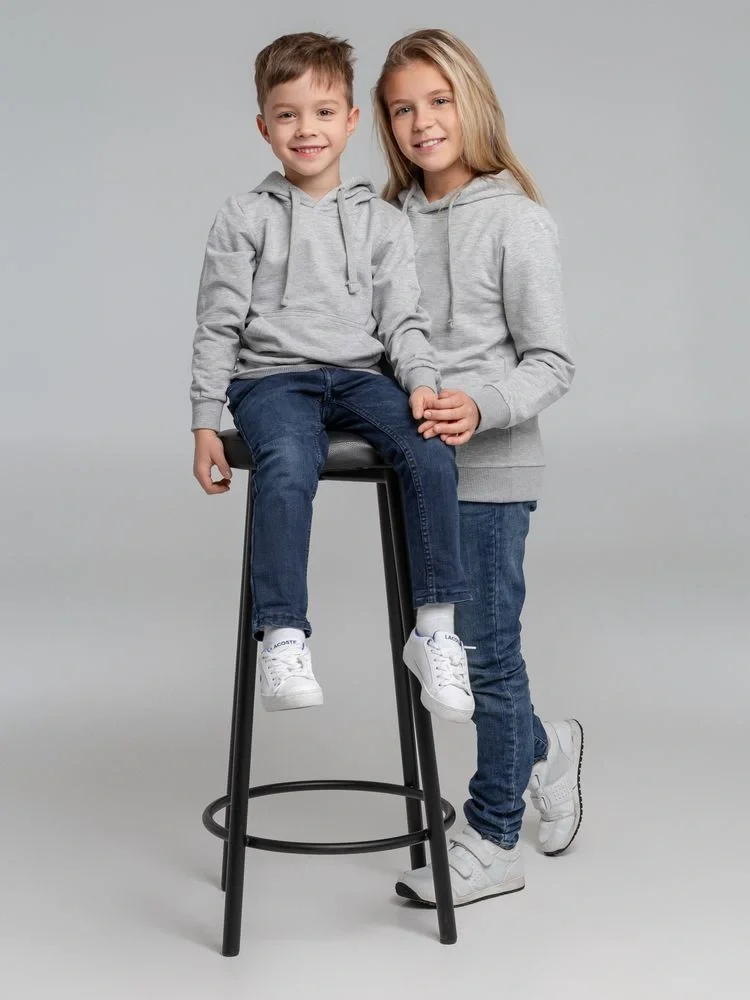 Худи детское Kirenga Kids 2.0, серый меланж - фото 12