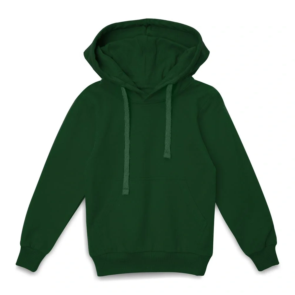 Худи детское Kirenga Kids 2.0, темно-зеленое - фото 1
