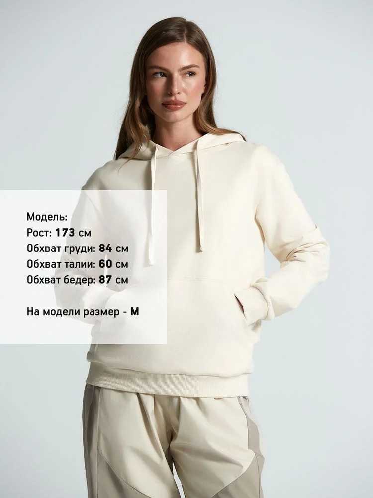 Худи Kirenga 2.0, молочно-белое - фото 10