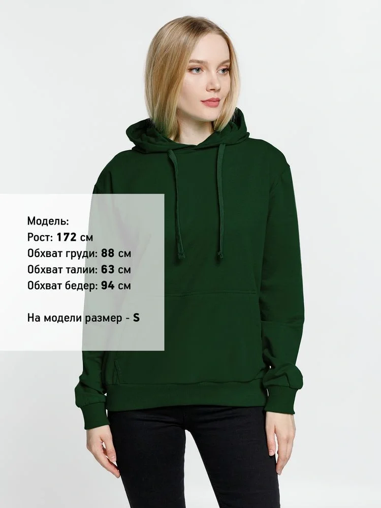 Худи Kirenga 2.0, темно-зеленое - фото 4