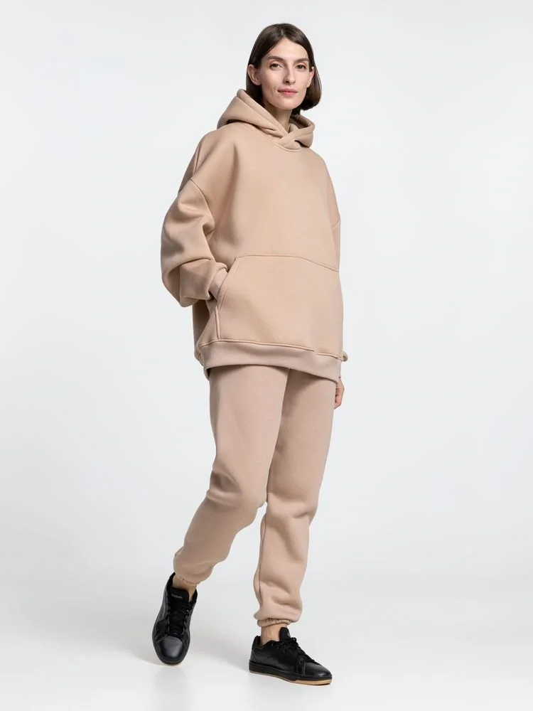 Худи Kulonga Oversize, бежевое - фото 9