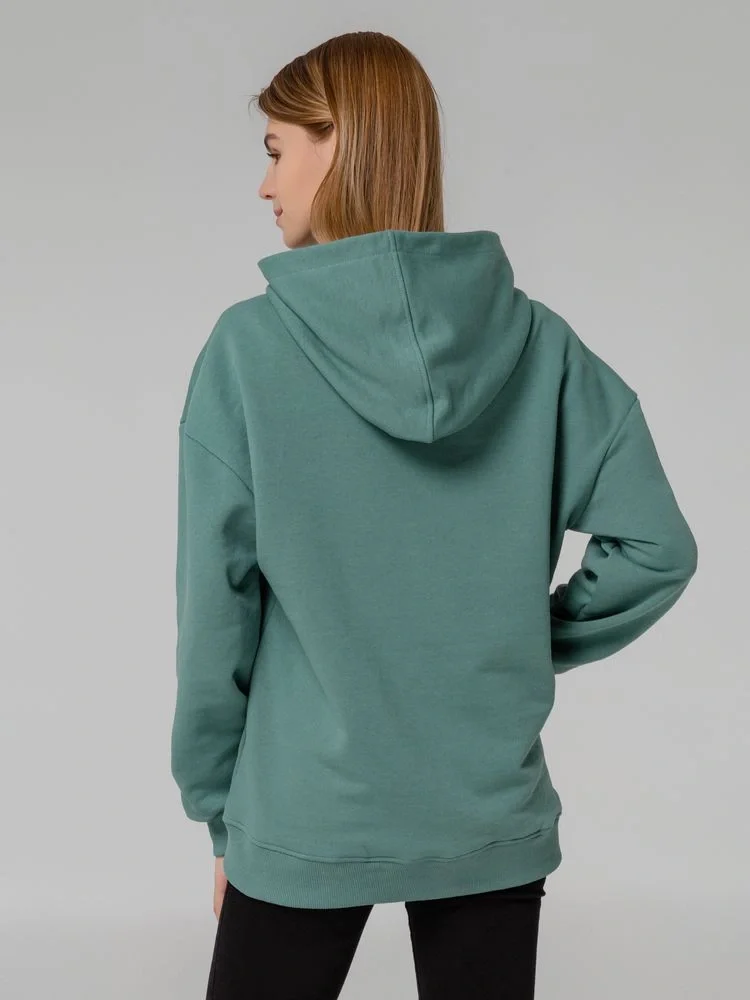 Худи оверсайз Kulonga Comfort, серо-зеленое - фото 5