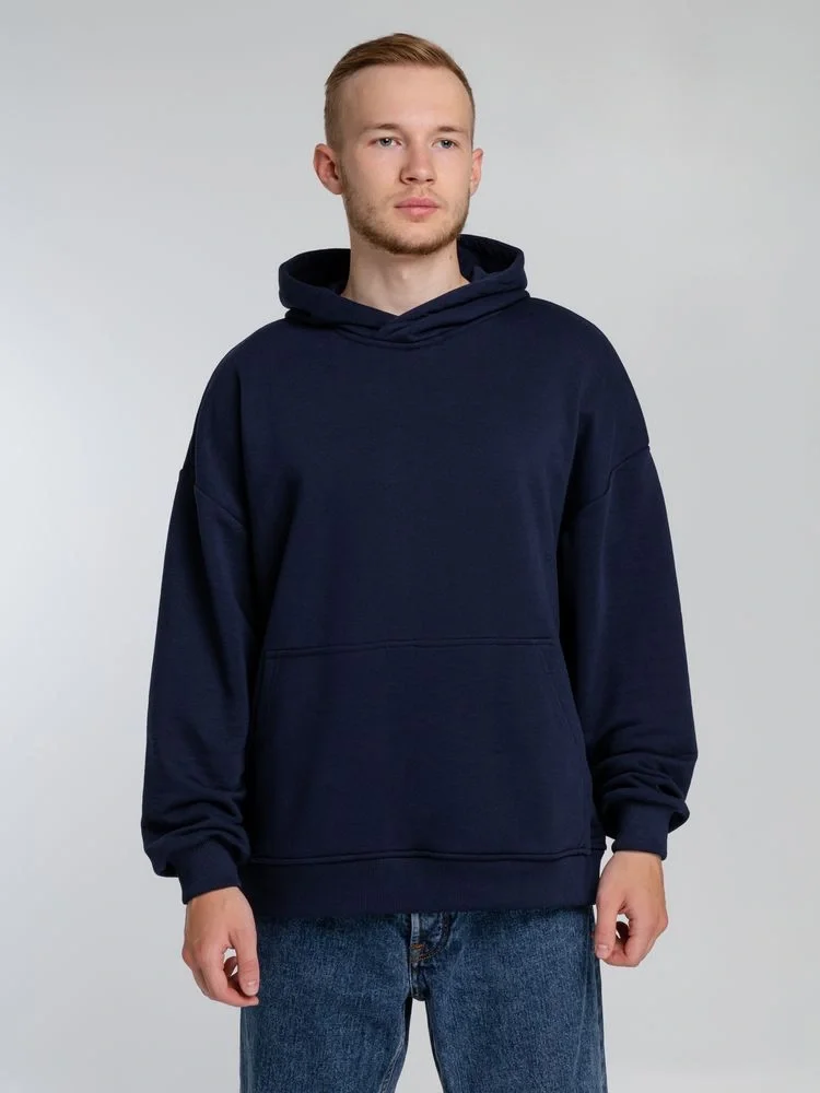 Худи оверсайз Kulonga Comfort, темно-синее - фото 4