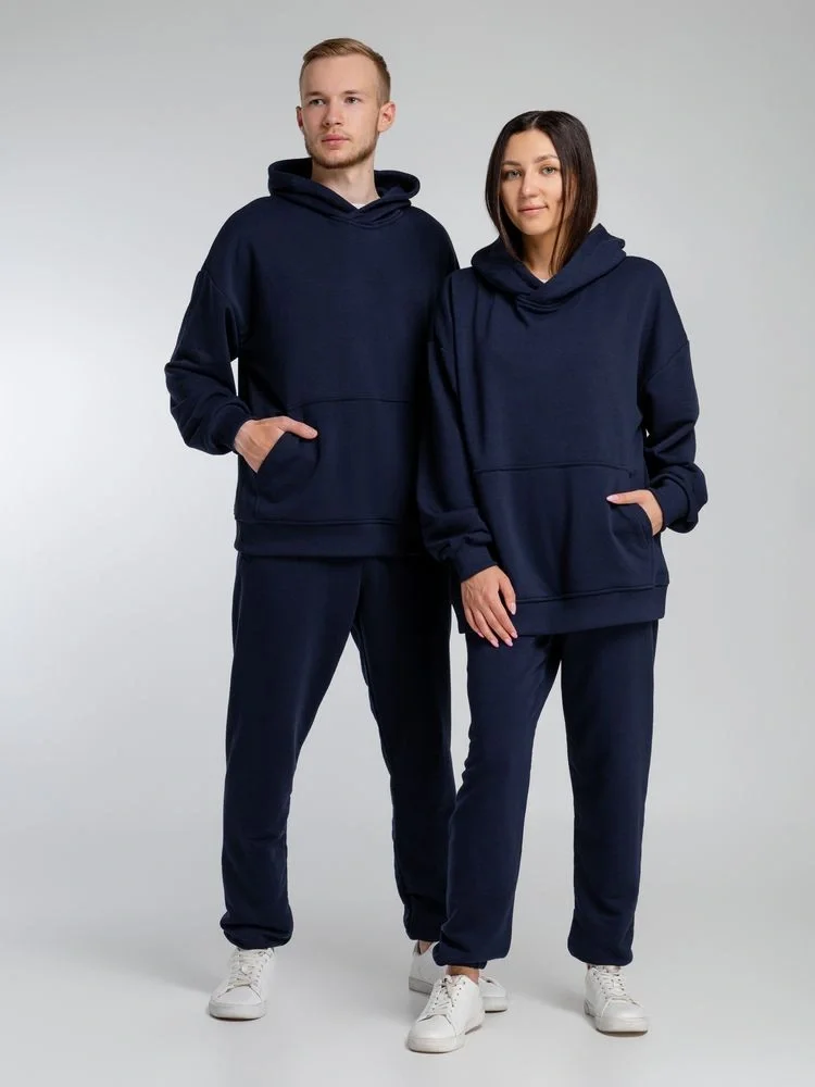 Худи оверсайз Kulonga Comfort, темно-синее - фото 9