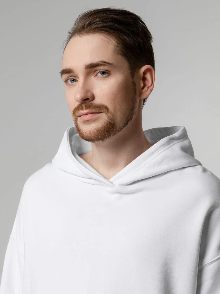 Худи оверсайз унисекс Outshine, белое - фото 11