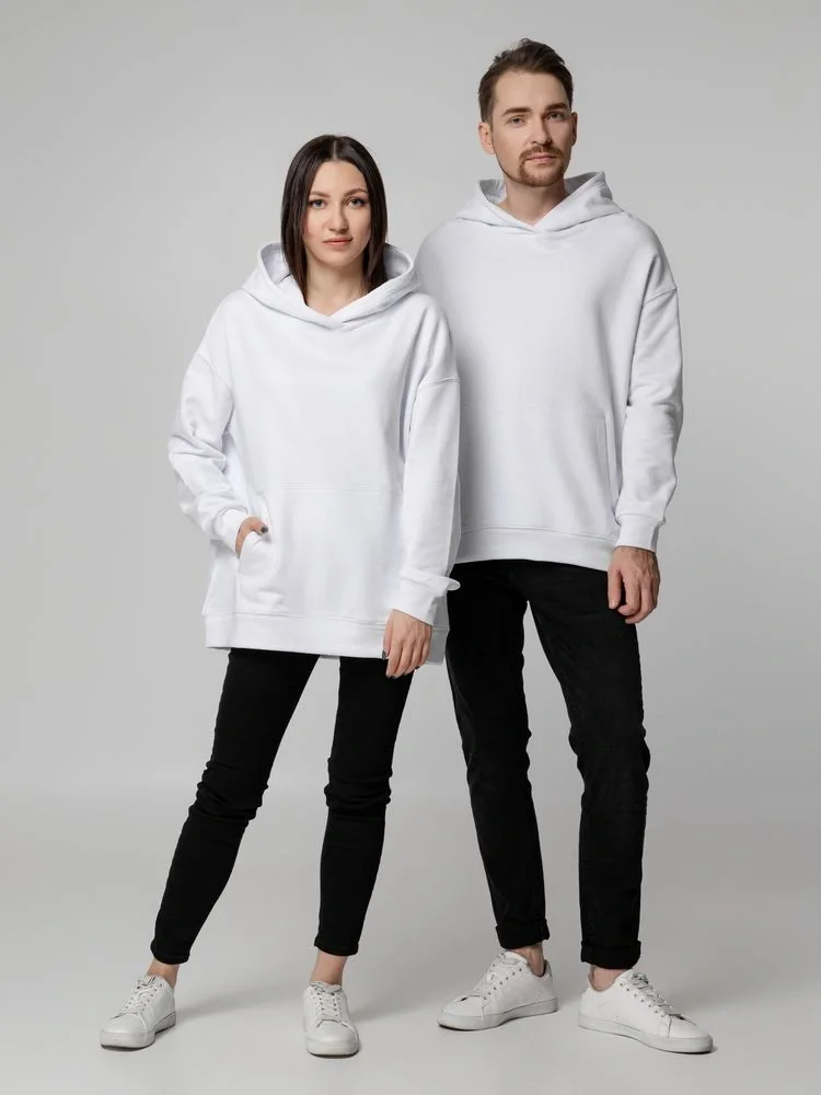 Худи оверсайз унисекс Outshine, белое - фото 12