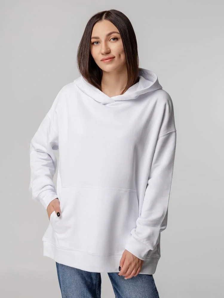 Худи оверсайз унисекс Outshine, белое - фото 6