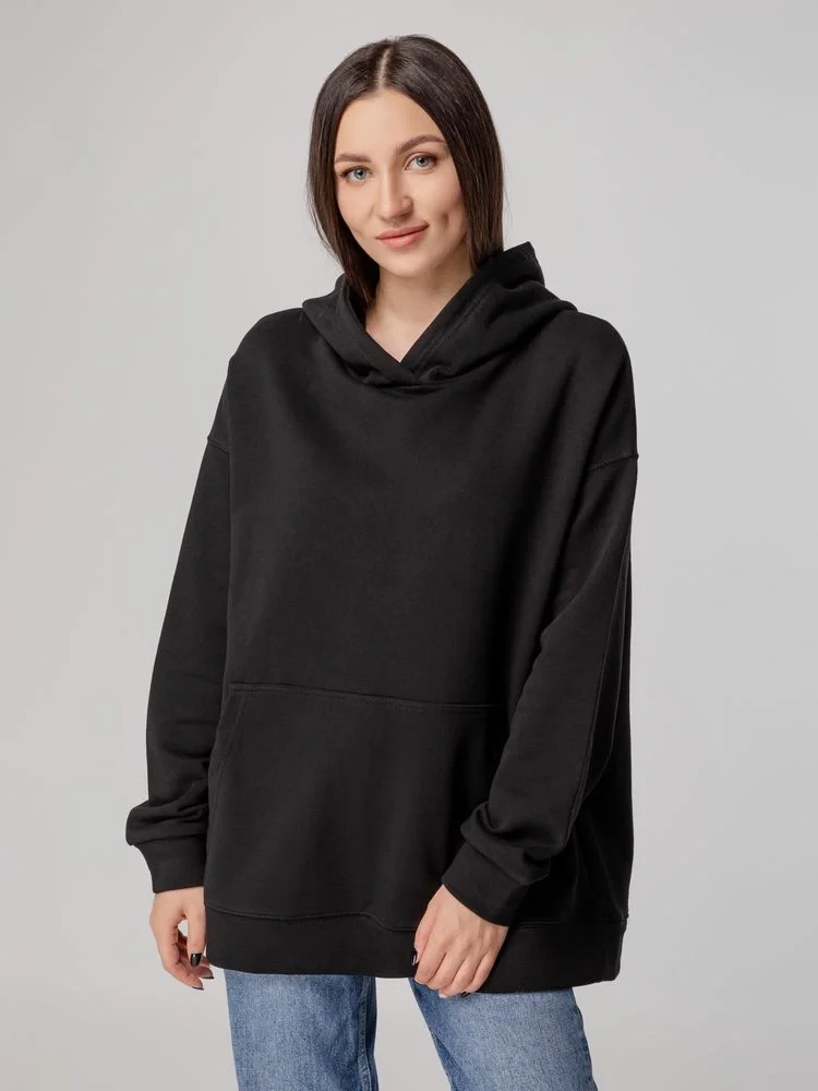 Худи оверсайз унисекс Outshine, черное - фото 6