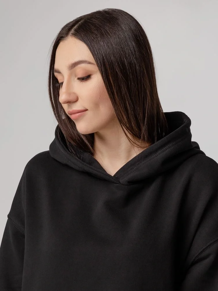 Худи оверсайз унисекс Outshine, черное - фото 9