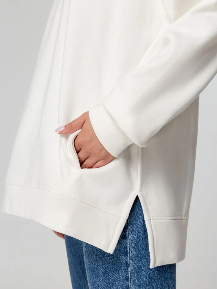 Худи оверсайз унисекс Tolla, молочное - фото 10