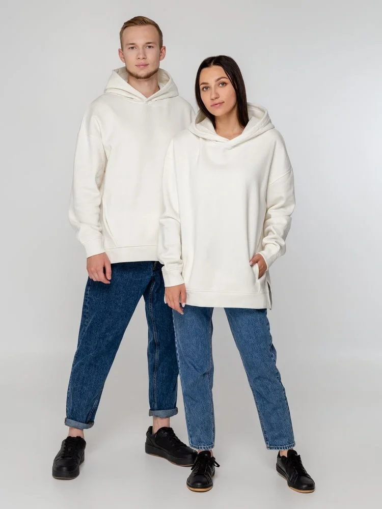 Худи оверсайз унисекс Tolla, молочное - фото 15